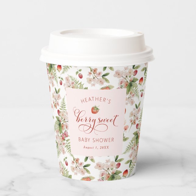 Gobelets En Papier Berry Sweet (Recto)