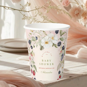 Gobelets En Papier Berry Sweet Baby shower