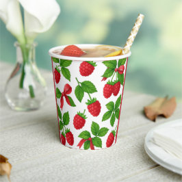 Gobelets En Papier Berry Sweet Raspberry fête d'anniversaire -