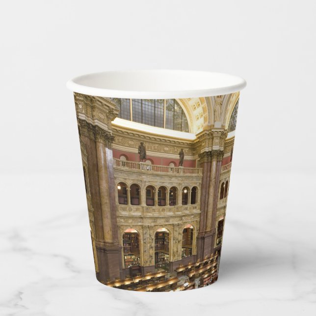 Gobelets En Papier Bibliothèque du Congrès (Recto)