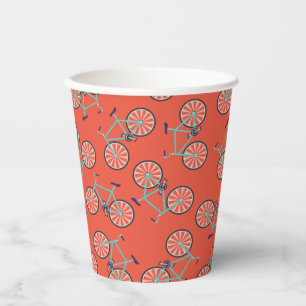 Gobelets En Papier Bicyclette mignonne Enfants Vélo Anniversaire fê