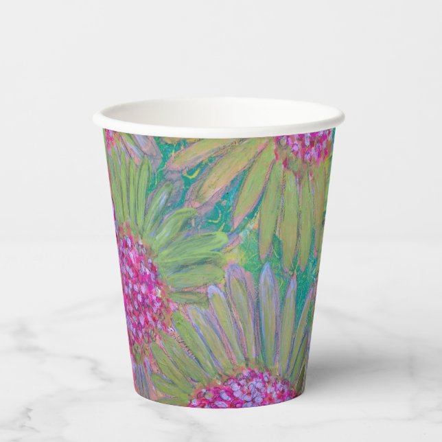 Gobelets En Papier Big Flower (Recto)