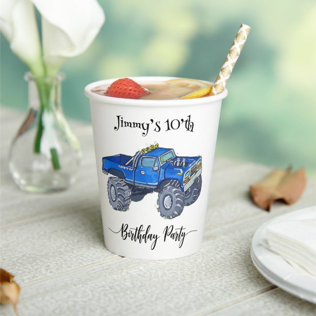 Gobelets En Papier Big pickup truck (Insitu)