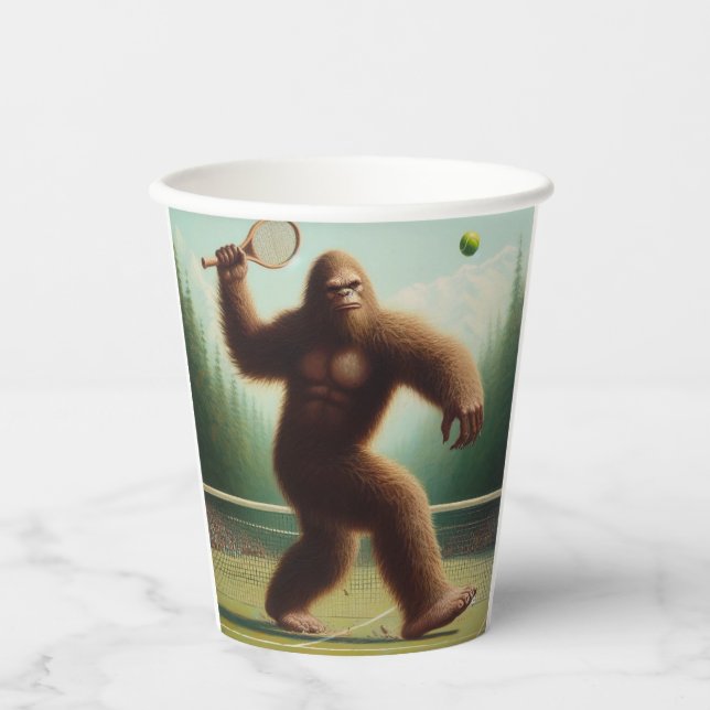 Gobelets En Papier Bigfoot Tennis (Recto)