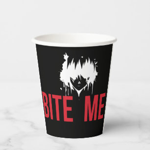Gobelets En Papier Bite Me : Une torsion Éffrayante et joueuse"
