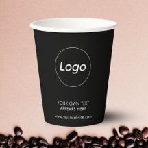 Black Logo Takeaway Coffee Business