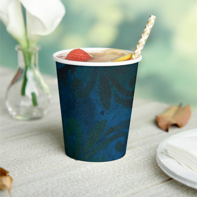 Gobelets En Papier bleu (Insitu)