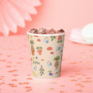 Gobelets En Papier Blooms magiques Mandrake Motif
