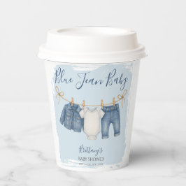 Gobelets En Papier Blue Jeans Moderne Baby shower garçon