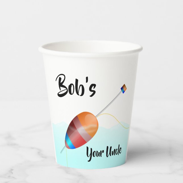 Gobelets En Papier Bob est ton oncle (Recto)