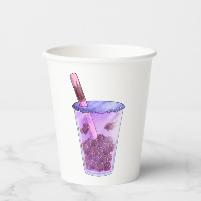 Gobelets En Papier Boba Cats (Recto)