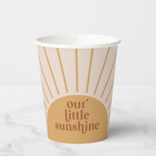 Gobelets En Papier Boho Our Little Sunshine
