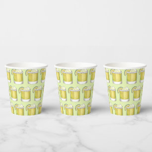 Gobelets En Papier Boisson mixte cocktail d'été Margarita vert lime