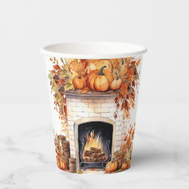 Gobelets En Papier Bonjour Automne Papier Café Chasse d'automne, auto