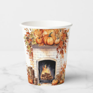 Gobelets En Papier Bonjour Automne Papier Café Chasse d'automne, auto
