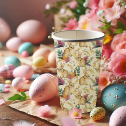 Gobelets En Papier Bonne fête de Pâques Bunnies Galore