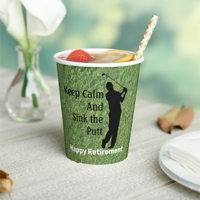 Gobelets En Papier Bonne tasse de papier de retraite (Insitu)