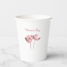 Gobelets En Papier Botanical Romance – Lovely Floral Couple