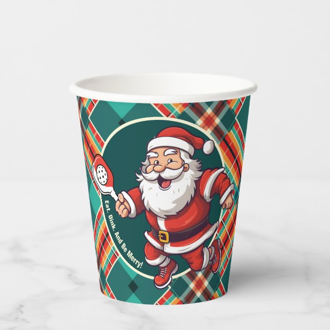 Gobelets En Papier Boule de Noël 🎅 personnalisable (Recto)