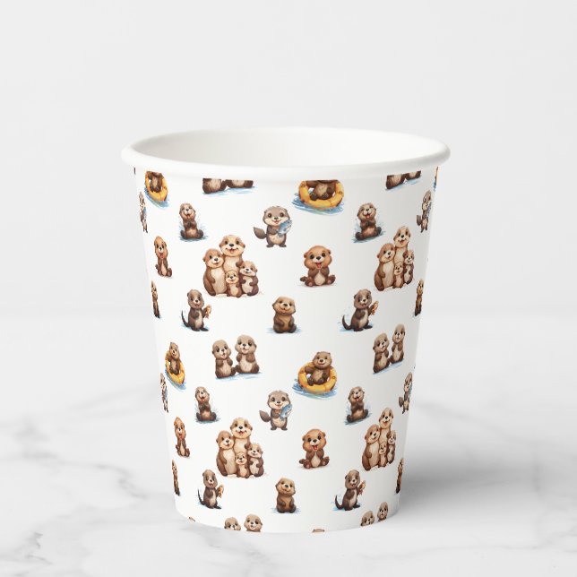 Gobelets En Papier Boutons adorables ! (Recto)
