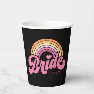 Gobelets En Papier Bride Babe Custom Name tasse papier