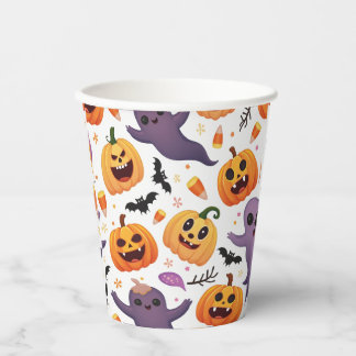 Gobelets En Papier Bright Halloween Tasses en papier - Festive tasses