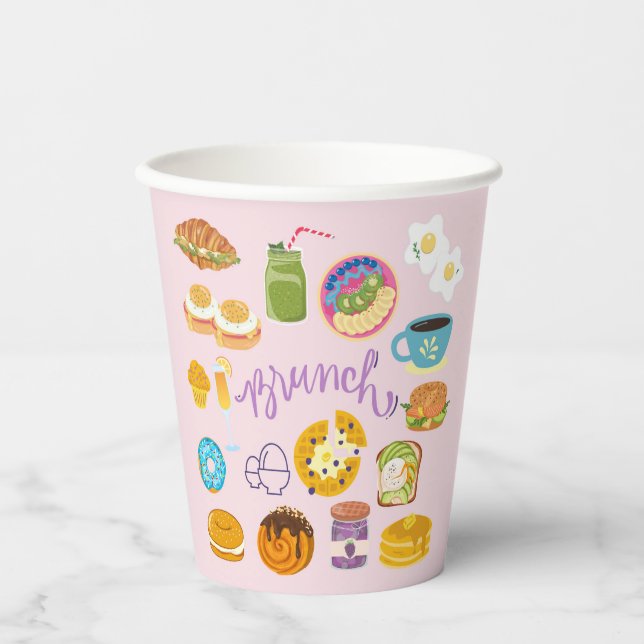 Gobelets En Papier Brunch Squad (Recto)