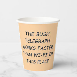 Gobelets En Papier Bush Telegraph