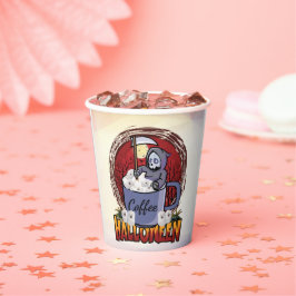 Gobelets En Papier Buvez Du Café Et Faites Peur