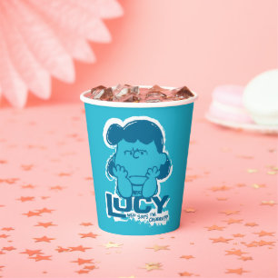 Gobelets En Papier cacahuètes Lucy Who Says I'm Crabby? ?