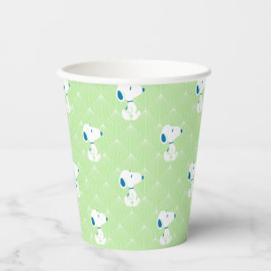 Gobelets En Papier cacahuètes Snoopy Green Deco Dreams Motif