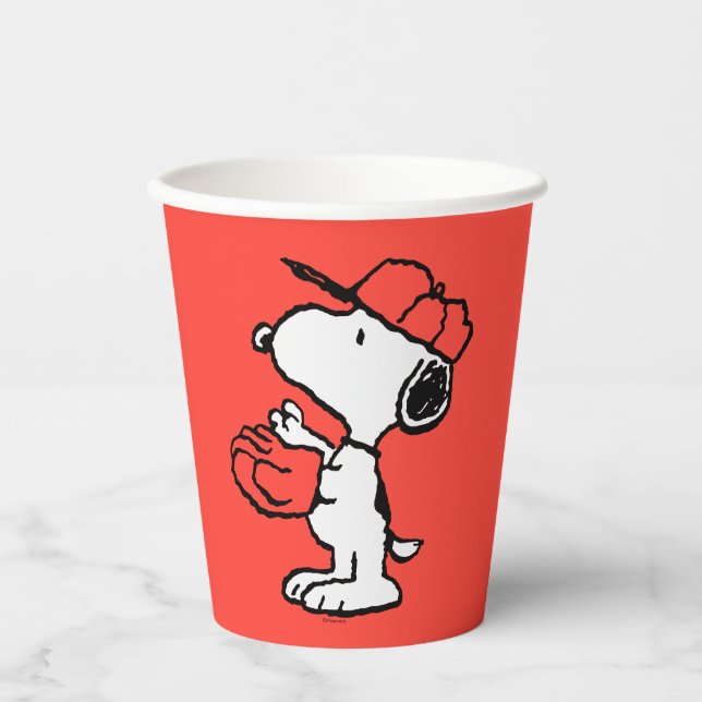 Gobelets En Papier cacahuètes | Snoopy Making the Catch (Recto)
