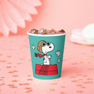 Gobelets En Papier cacahuètes Snoopy the Flying Ace