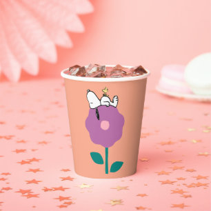 Gobelets En Papier cacahuètes Snoopy & Woodstock Flower Whististle