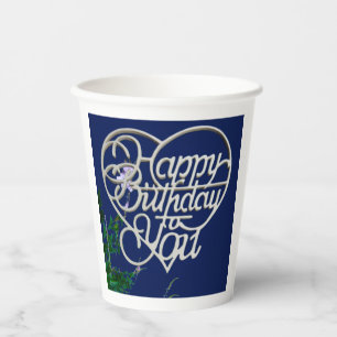 Gobelets En Papier Cadeaux d'anniversaire personnalisés