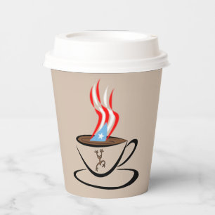 Gobelets En Papier Café Porto Rico Aroma 