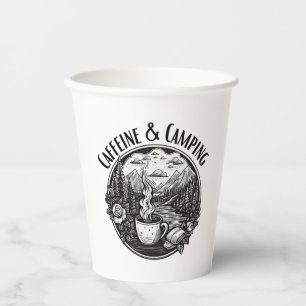 Gobelets En Papier Caféine et camping