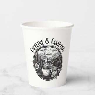 Gobelets En Papier Caféine et camping
