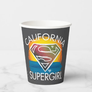 Gobelets En Papier California Supergirl Sunset Graphic