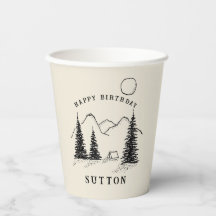 Camping d'anniversaire personnalisé