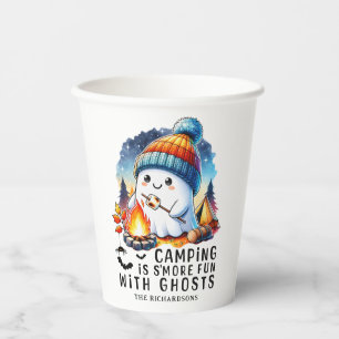 Gobelets En Papier Camping plus amusant avec les Fantômes Halloween