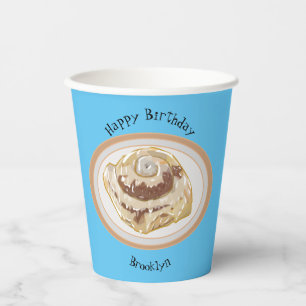 Gobelets En Papier Caricature en rouleau de cannelle