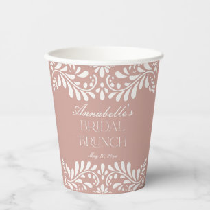Gobelets En Papier Carrelage Talavera Rose Fiesta Espagnole Brunch de
