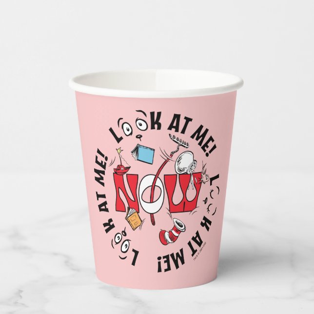 Gobelets En Papier Chat dans le Casquette | Regarde-Moi ! Regarde-Moi (Gauche)