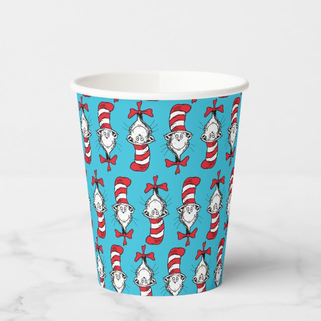 Gobelets En Papier Chat Dans Le Motif Casquette (Gauche)