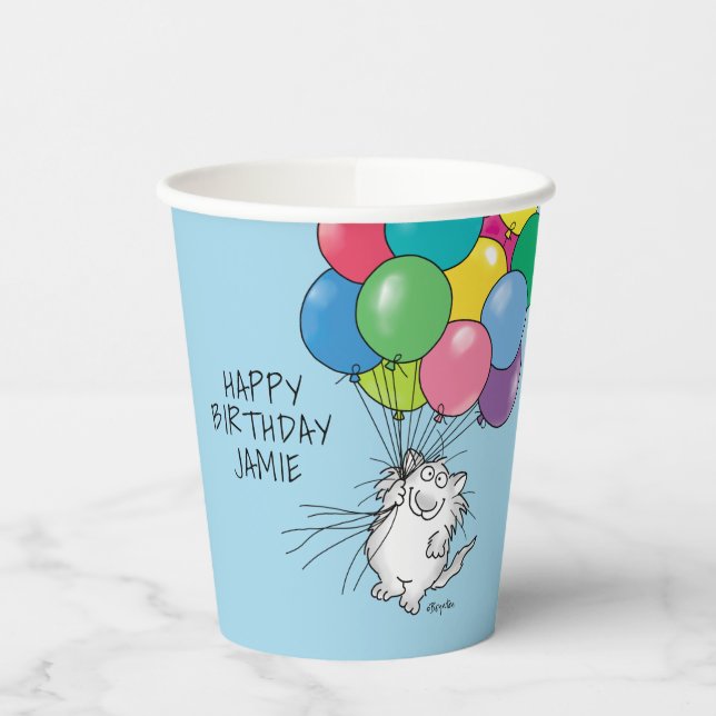 Gobelets En Papier CHATS D'ANNIVERSAIRE par Sandra Boynton Tasses en  (Gauche)