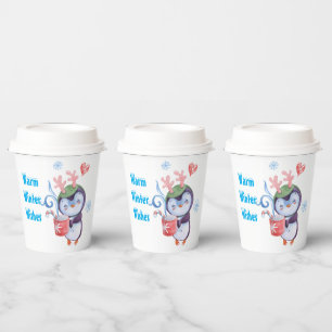 Gobelets En Papier Chaud hiver Wire tasse de papier
