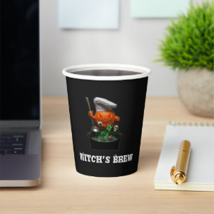 Gobelets En Papier Chef citrouille Halloween - Thèmes Brew de Witch