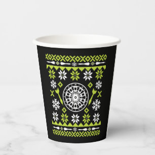 Gobelets En Papier Chemise de Noël moche de Noël
