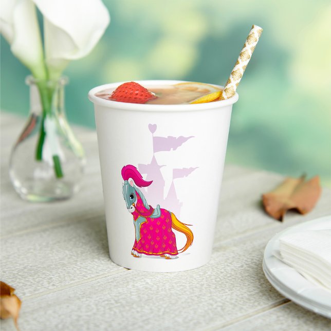 Gobelets En Papier Cheval de Chevalier médiéval en Imaginaire d'Armor (Créateur téléchargé)